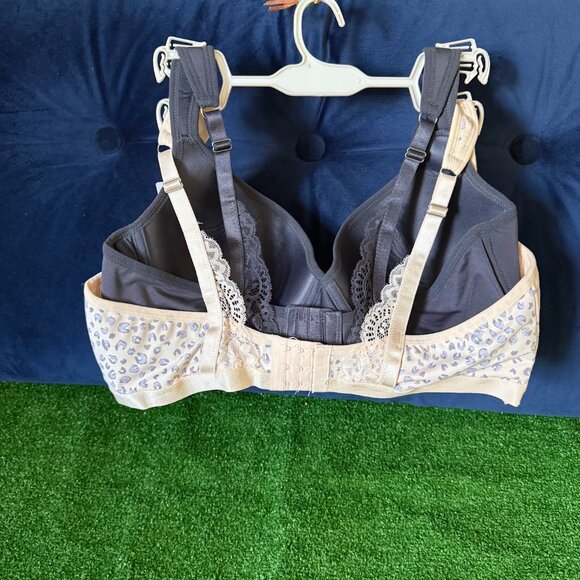 Jessica Simpson Lifting Molded Animal Print 2 Pack Underwire Bra Size 42D NEW - Picture 5 of 12